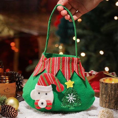 Christmas Safe Fruit Bag, Apple Bag, Christmas Gift Bag, Santa Claus, Snowman, Elk, Kindergarten Decoration Candy - V.I.P Digital Presence