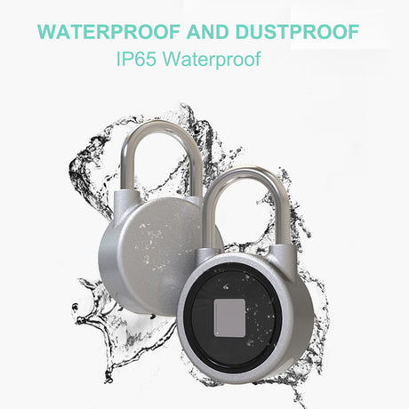 Fingerprint Smart Keyless Lock Waterproof APP Button Password Unlock Anti-Theft Padlock Door Lock - V.I.P Digital Presence