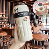 New coffee cup 316 stainless steel thermos cup high value men and women double layer water cup portable accompanying cup - V.I.P Digital Presence