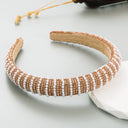 New Full Diamond Headband Pearl Rhinestone Fashion Headband Versatile Hair Accessories For Going Out - V.I.P Digital Presence