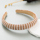 New Full Diamond Headband Pearl Rhinestone Fashion Headband Versatile Hair Accessories For Going Out - V.I.P Digital Presence