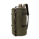 Men Travel Backpack Male Canvas Luggage Duffel Cylinder Bag Mountaineering Hiking Backpack For Men - V.I.P Digital Presence