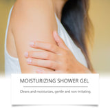 Gel de ducha perfumado que hidrata y nutre la piel, limpia e ilumina la piel, el cuerpo y la ducha con fragancia.