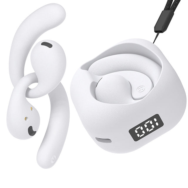 Frosted H8 Bluetooth Earphones with Ultra Long Battery Life OWS Non In Ear External Hanging Wireless Earphones - V.I.P Digital Presence