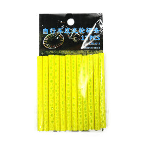 12Pcs Bicycle Light Wheel Rim Spoke Clip Tube Safety Warning Light Cycling Strip Reflective Reflector Bike Bicycle Accessories - V.I.P Digital Presence