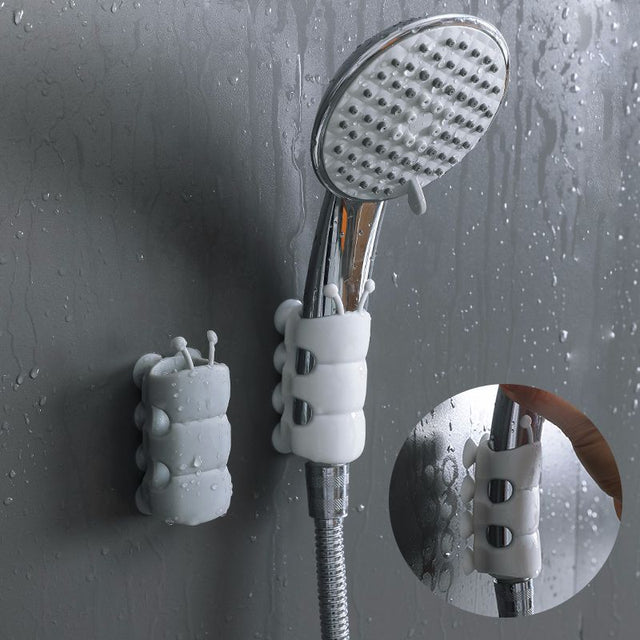 Creative Household Silicone Caterpillar Shower Bracket Non-Slip Bathroom Suction Cup Free Punch Nozzle Holder - V.I.P Digital Presence