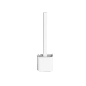 Creative Wall-Mounted Cracked Soft Glue Long Handle Imitation Silicone Toilet Brush Set Household Toilet Cleaning Brush - V.I.P Digital Presence