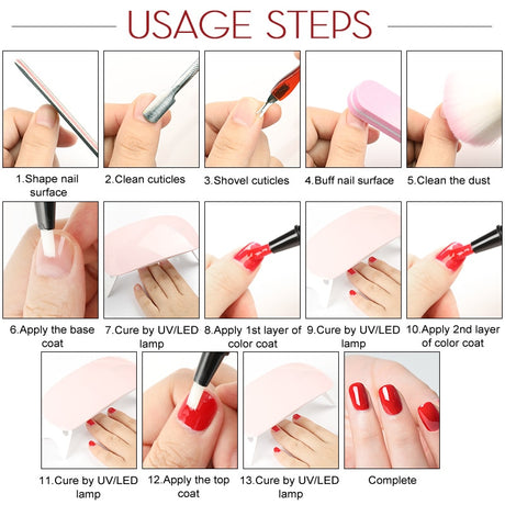 Art Manicure Venalisa 60 Colors Soak Off Enamel Convenience Clean Nail Glue Pen - V.I.P Digital Presence