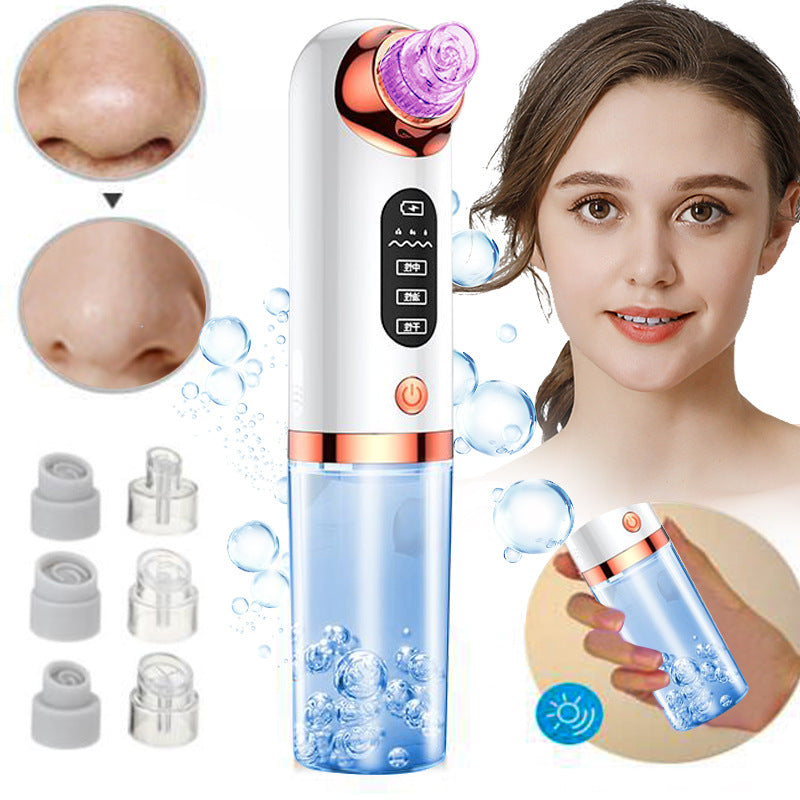 Small Bubble Beauty Instrument Household Pore Cleaning Oxygen Injection Instrument Electric Blackhead Suction Instrument - V.I.P Digital Presence