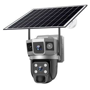 V380PRO-9 Solar powered WiFi Outdoor Waterproof Ball Machine HD Monitoring Camera Remote Uninterrupted Power - V.I.P Digital Presence