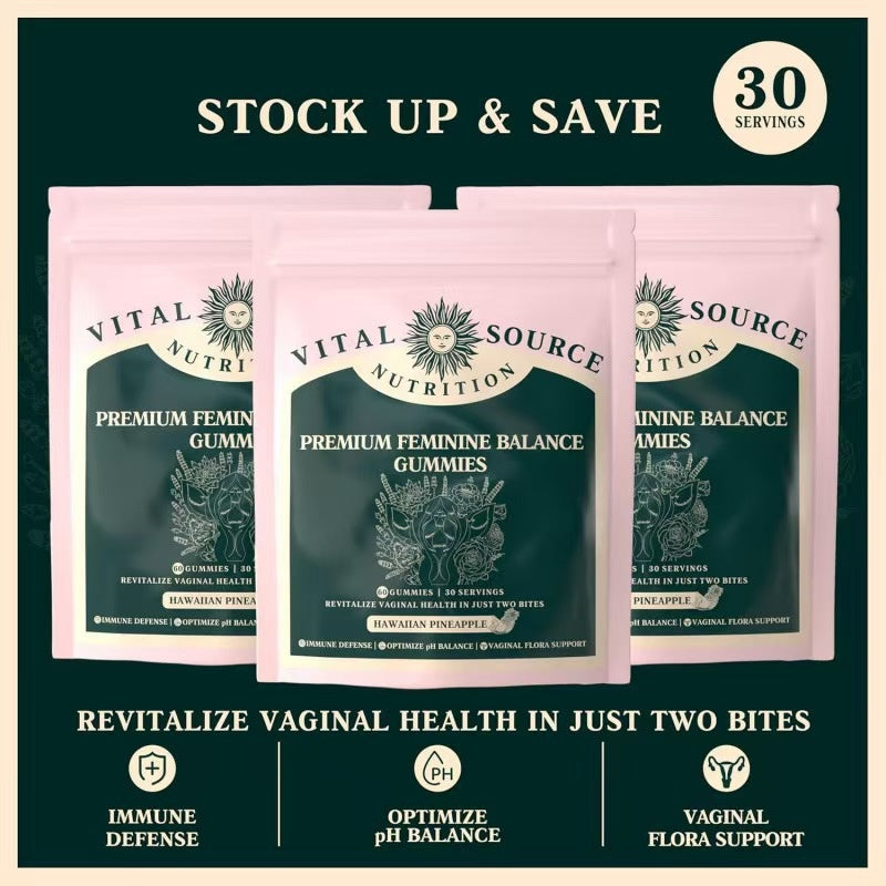 Bagged Women's Balance Soft Gummies Vital Source Nutrition - V.I.P Digital Presence