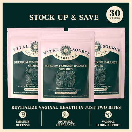 Bagged Women's Balance Soft Gummies Vital Source Nutrition - V.I.P Digital Presence