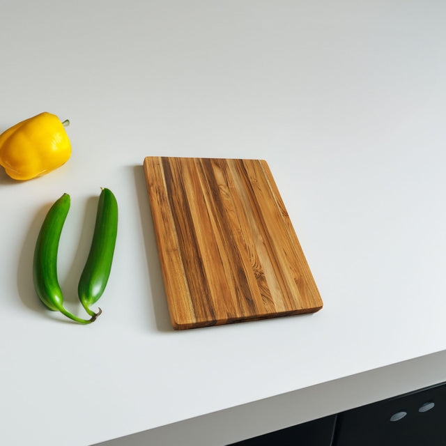 Teak Cutting Board Natural + Solid Wood + 5 Pieces 18 INCH, Pack of 5 Pieces - V.I.P Digital Presence