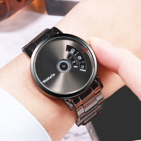 WoMaGe Fashion Watch Men Watches Stainless Steel Creative Men's Watches Male Wristwatch Luxury Mens Clock reloj mujer bayan saat - V.I.P Digital Presence
