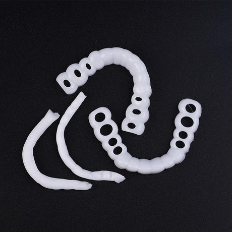 1set Snap On Smile Teeth Veneers Whitening Instant Cosmetic Dentistry Comfortable Veneer Cover Teeth Whitening Smile Denture - V.I.P Digital Presence