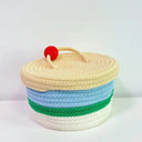Home Cotton Weaving Storage Basket Ins Wind Vegetable Toy Storage Basket Living Room Miscellaneous Display Underwear Storage Basket - V.I.P Digital Presence