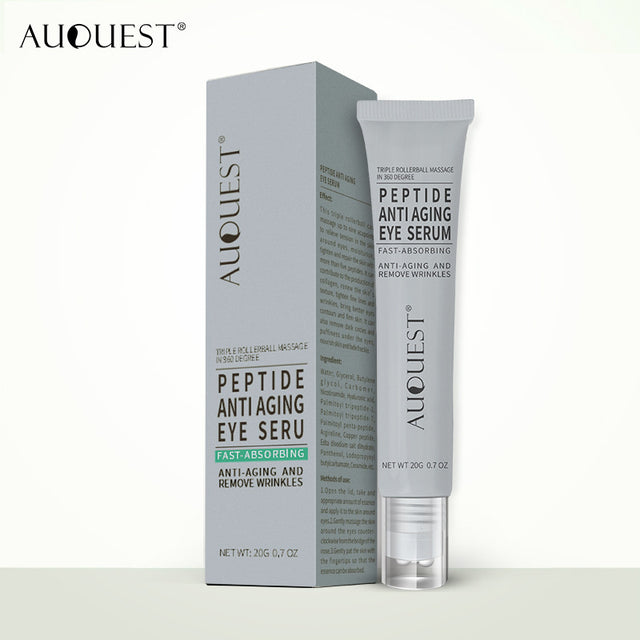 AUQUEST Polypeptide Eye Serum Cream Collagen Roller Eye Cream Massage Stick Dilute Eye Bag Eye Cream - V.I.P Digital Presence