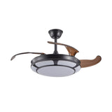 Modern Minimalist Invisible Ceiling Fan Light - Retractable Fan With LED Fixtures - For Living Room, Bedroom and Dining room - V.I.P Digital Presence