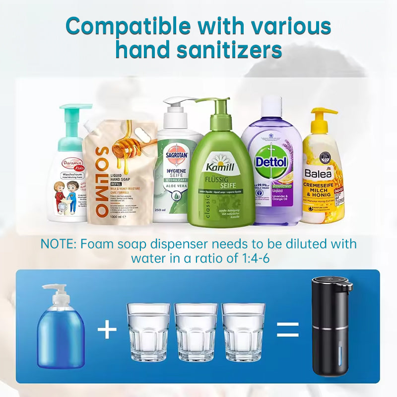 Touchless Sensor Soap Dispenser for Bathroom & Kitchen. Offers Foam and Liquid Modes. - V.I.P Digital Presence