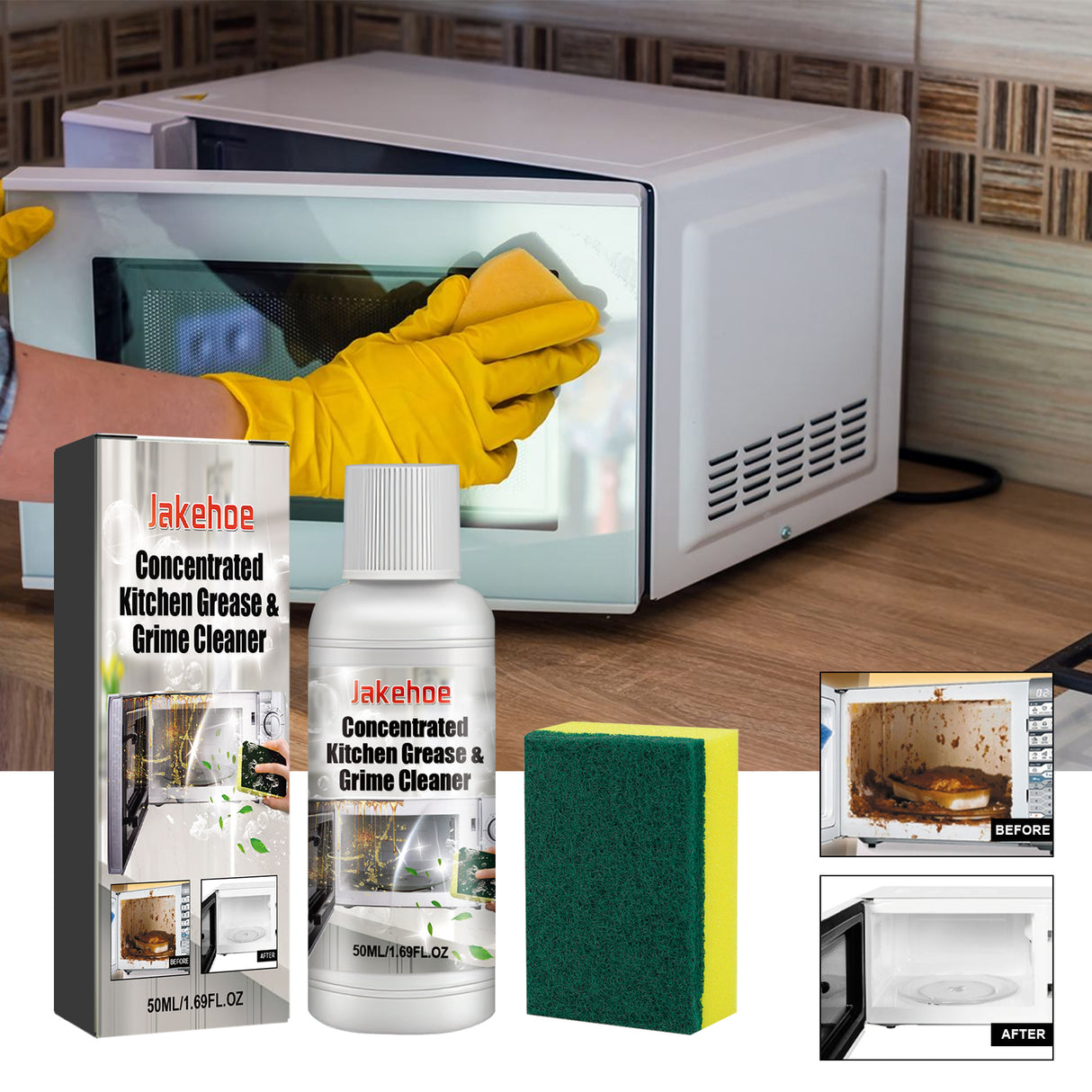 Concentrated Kitchen Greases & Grime Cleaner, Range Hood Oven Stubborn Oil Cleaning Multi-Functional Dirt Cleaner - V.I.P Digital Presence