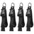 Portable Black Nylon Anti-Theft Luggage Strap, Bag Clip for Multi-Tool, Camping & Hiking - V.I.P Digital Presence
