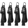 Portable Black Nylon Anti-Theft Luggage Strap, Bag Clip for Multi-Tool, Camping & Hiking - V.I.P Digital Presence