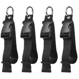 Portable Black Nylon Anti-Theft Luggage Strap, Bag Clip for Multi-Tool, Camping & Hiking - V.I.P Digital Presence