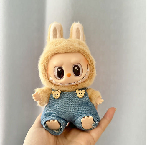 Clothing] Labubu Clothes with PVC Face Pendant, Labubu Sitting Party Series Doll Clothing