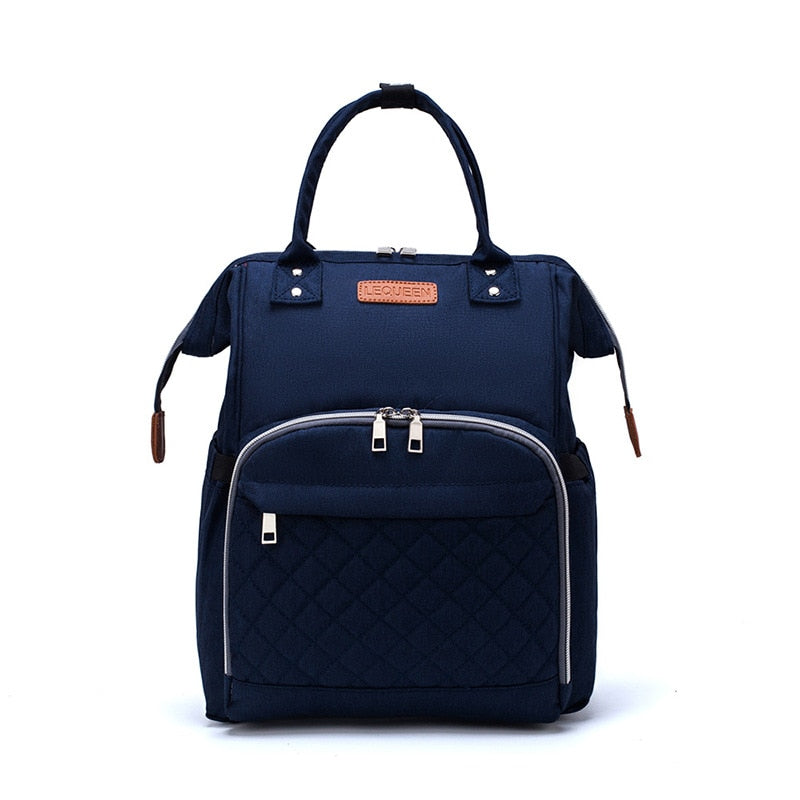Lequeen Brand Diaper Bag Large Capacity USB Mummy Bag Travel Backpack Designer Nursing Bag for Baby Care - V.I.P Digital Presence