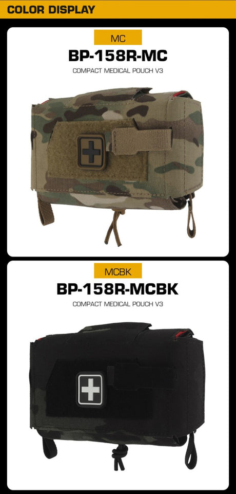 Compact Trauma Bag V3 GEN3 Style Agilit MD2 IFAK Tactical Medical First Aid Bag for Hunting Vest Plate Carrier Belt - V.I.P Digital Presence
