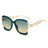 Chains Sunglasses European and American Street Photography Fashion Trend Metal Hollow Brushed Glasses UV400 - V.I.P Digital Presence