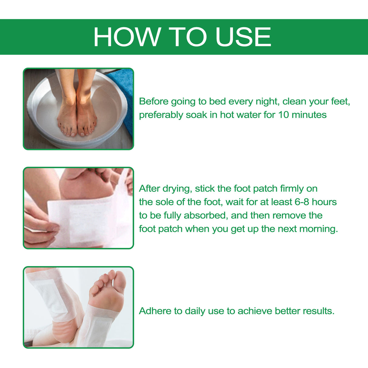 Mugwort Foot Patch, Ginger Mugwort Essence Removing Dampness Moist Foot Massage Care Foot Patch - V.I.P Digital Presence