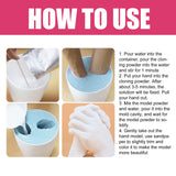 Hand Casting Kit, Three-Dimensional Hand Model Plaster Clone Model Homemade Commemorative Gift Crafts - V.I.P Digital Presence
