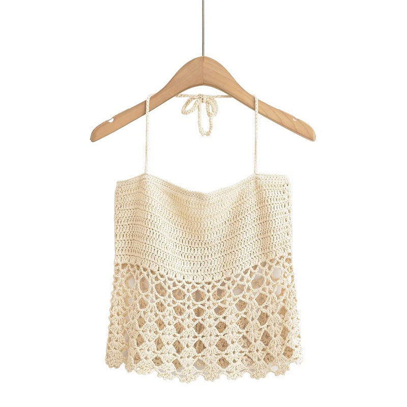 Fashionable and Sexy Hollow-out Short Crochet Strapless Top for Women - V.I.P Digital Presence