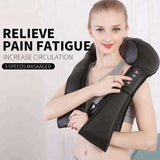 LUYAO LY-580A+1 shiatsu deep kneading heated Neck shoulder back body massager massage belt shawl massage machine - V.I.P Digital Presence