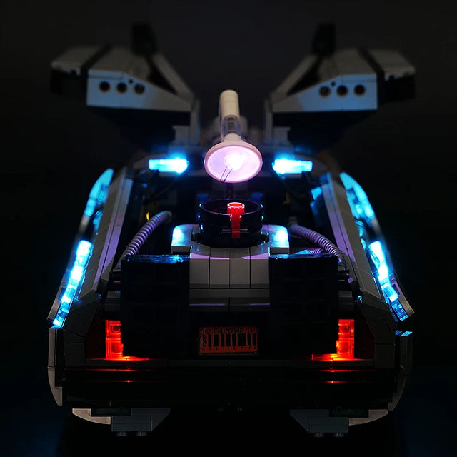 DIY building block lighting suitable for LEGO 10300 Back to the Future Time Machine, car LED remote control lighting - V.I.P Digital Presence