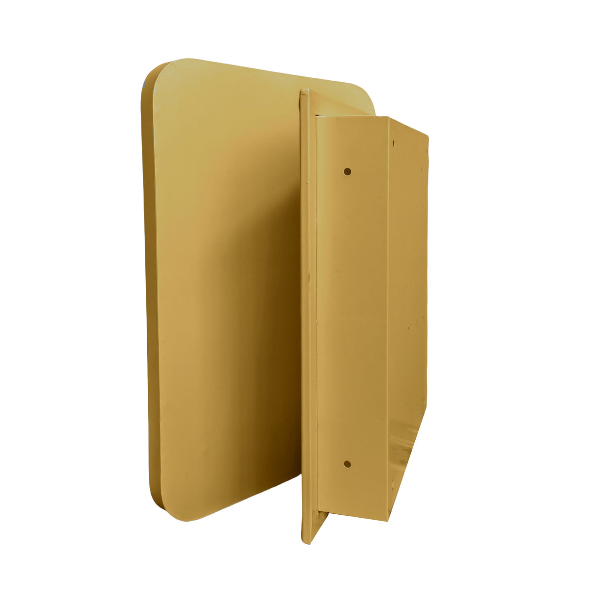 16x24 inch embedded metal frame medicine cabinet with mirror storage cabinet and adjustable shelf matte gold - V.I.P Digital Presence