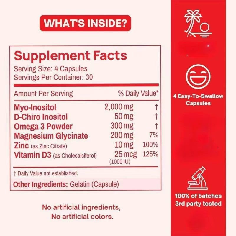 D-Shiro Vitamin Capsules Hormones Inositol Complex Vitamins - V.I.P Digital Presence