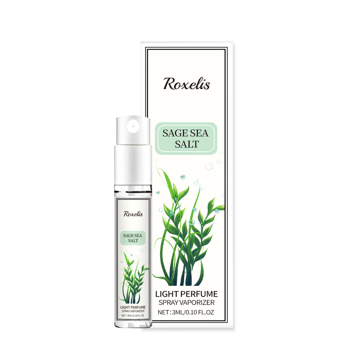 Sage Sea Salt Eau De Parfum Spray Mild Lasting Charm Fresh Non-Sticky Light Fragrance - V.I.P Digital Presence