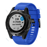 Correa de silicona de liberación rápida FIFATA para Garmin Fenix ​​6, 6S, 6X, 5X, 5, 5S, 3, 3HR, Forerunner 935 y 945.
