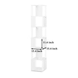 6-layer rotating acrylic board simple bookshelf, multi-functional creative bookshelf for students in the living room - V.I.P Digital Presence
