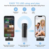 Wireless lavalier microphone for live recording intelligent noise reduction multifunctional portable small microphone - V.I.P Digital Presence