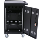 Mobile Charging Cart and Cabinet for Tablets Laptops 30-Device - V.I.P Digital Presence