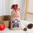 Christmas gift bag, letter printed Santa Claus home decoration, plaid linen red wine set - V.I.P Digital Presence