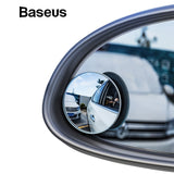Baseus 2Pcs Car Holder HD Rear View Convex Mirror Auto Rearview Mirror 360 Degree Wide Angle Vehicle Blind Spot Rimless Mirrors - V.I.P Digital Presence