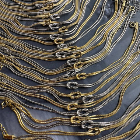Titanium Steel Knotted Necklace - V.I.P Digital Presence