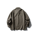 Pocket casual workwear shirt men's loose long sleeved shirt - V.I.P Digital Presence