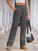 Straight Denim Cargo Pants - V.I.P Digital Presence