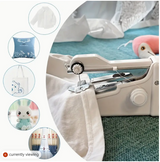 1pc Portable Handheld Sewing Machine - Quick Stitching Tool For Cloth, Clothing And Kids Clothes - 2 Coils Included (Battery Not - V.I.P Digital Presence