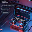 M10M30 Bluetooth Headset High-Capacity Wireless Private Model TWS New F9 Smiley Face Binaural 5.1 Noise Cancellation - V.I.P Digital Presence